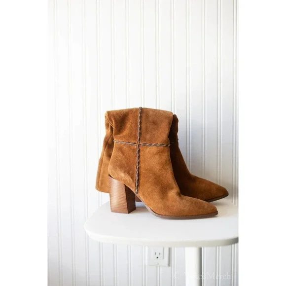Free People Riley Whipstitch Tall Boots 41 NEW